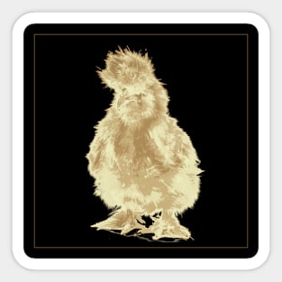 silkie chicken Sticker